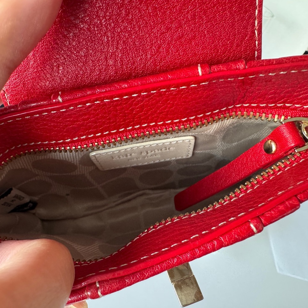 Kate Spade Red Leather Wallet - Picture 8 of 8